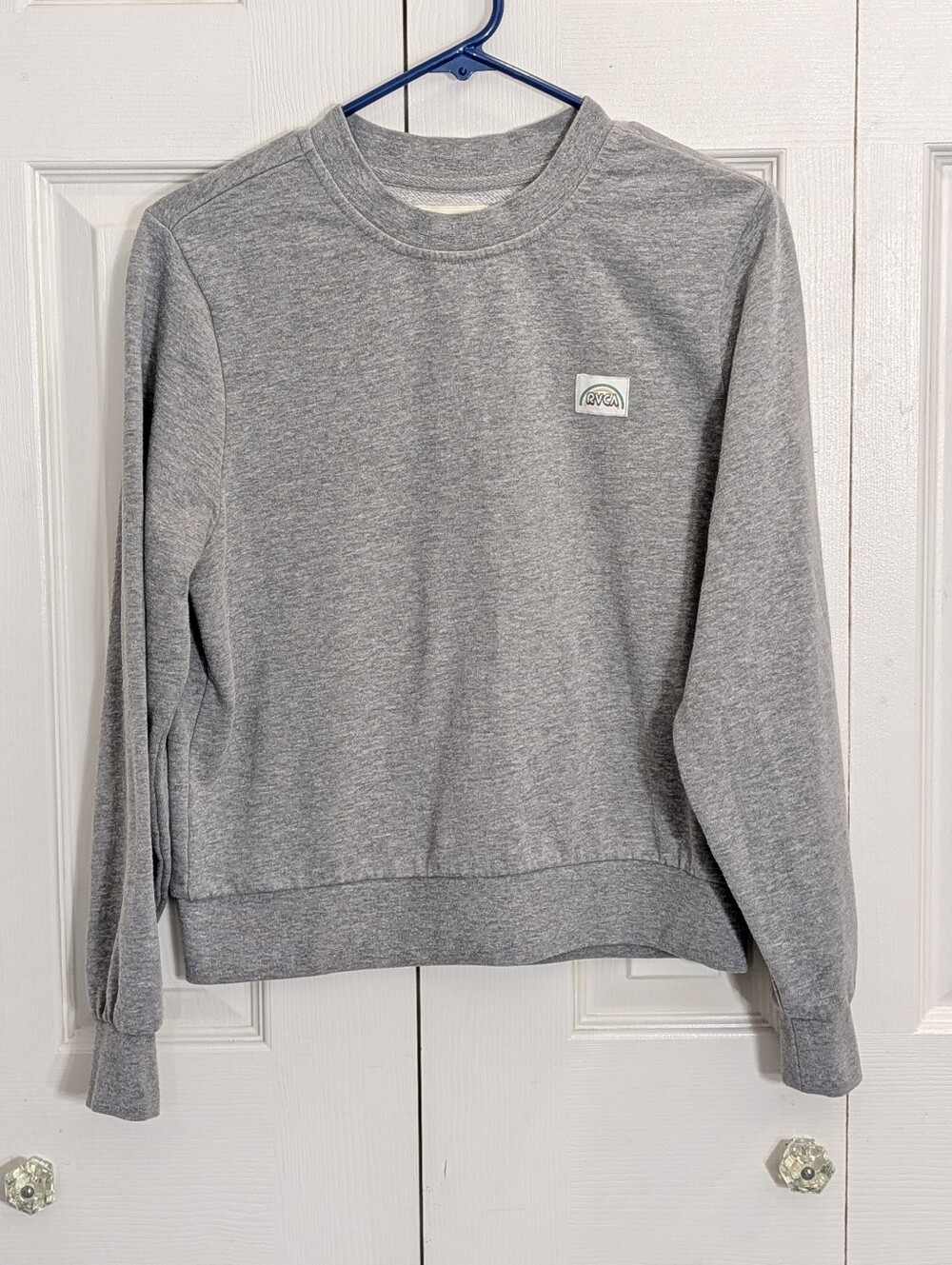 RVCA x Camille Rowe: Crew Sweatshirt - Gray - Size Medium